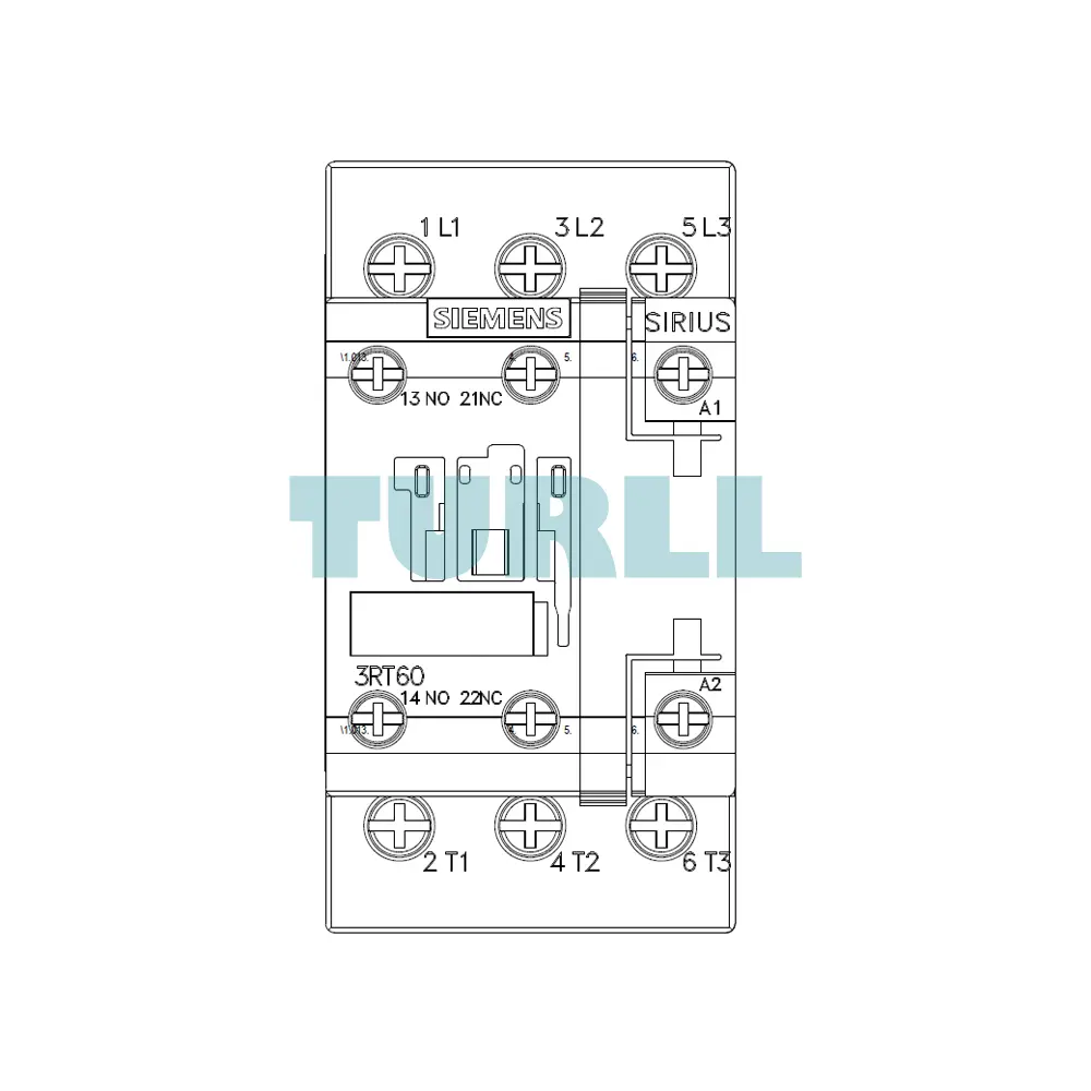 Siemens 3RT6026-1AR60 Contactor AC 400V, 50Hz, AC-3 11 kW, 3-Pole, S0 Size, 1NO+1NC Original Brand New 4 Siemens 3RT6026-1AR60 Contactor AC 400V, 50Hz, AC-3 11 kW, 3-Pole, S0 Size, 1NO+1NC