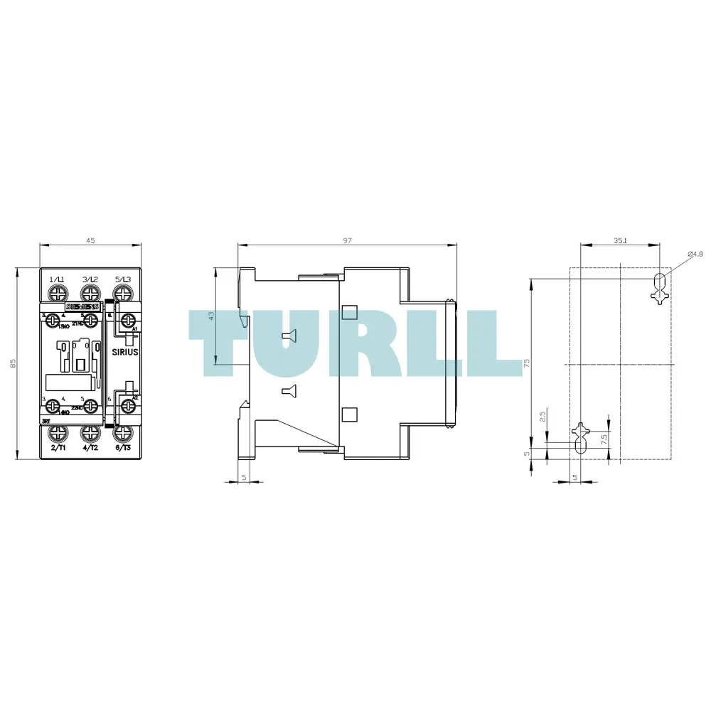 Siemens 3RT6026-1AR60 Contactor AC 400V, 50Hz, AC-3 11 kW, 3-Pole, S0 Size, 1NO+1NC Original Brand New 5 Siemens 3RT6026-1AR60 Contactor AC 400V, 50Hz, AC-3 11 kW, 3-Pole, S0 Size, 1NO+1NC