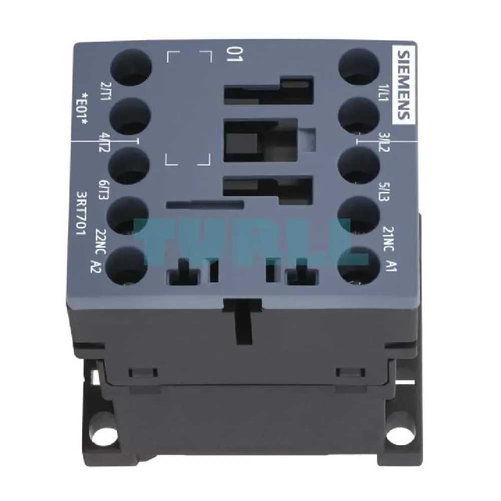 Siemens 3RT7016-1AG02 Contactor 9A, 4kW AC-3 (400V) with 1NC Auxiliary, 36V AC Coil, Size S00, Screw Terminals Original Brand New 4 Siemens 3RT7016-1AG02 Contactor 9A, 4kW AC-3 (400V) with 1NC Auxiliary, 36V AC Coil, Size S00, Screw Terminals