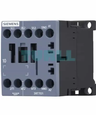 Siemens 3RT7016-1AN21 Contactor SIRIUS S00, 9A, 4kW, AC 220V Coil, Screw Terminal