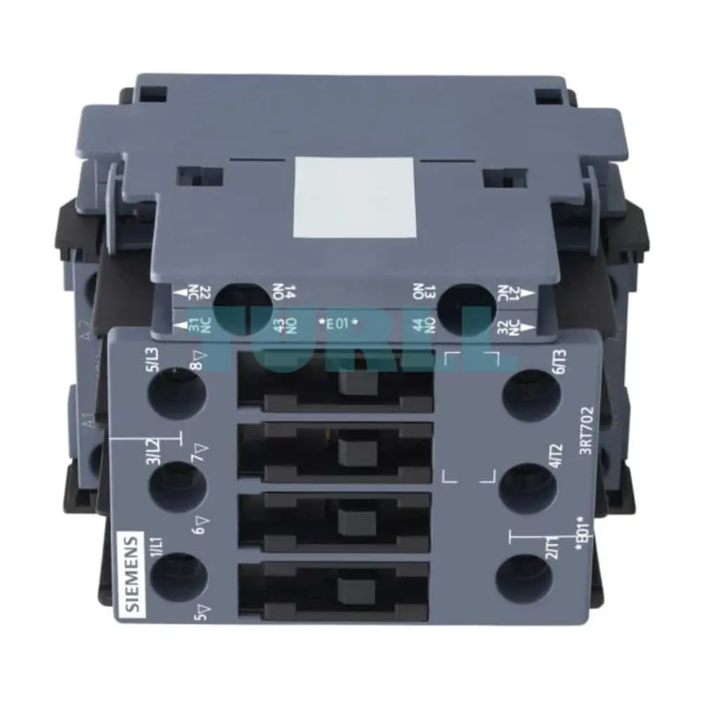 Siemens 3RT7026-1AB05 Contactor 25A ,11kW AC-3, 24V AC Coil, Size S0, Screw Terminal Original Brand New 4 Siemens 3RT7026-1AB05 Contactor 25A ,11kW AC-3, 24V AC Coil, Size S0, Screw Terminal
