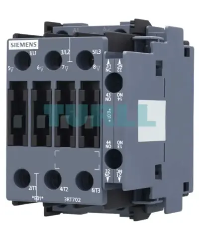 Siemens 3RT7026-1AB05 Contactor 25A ,11kW AC-3, 24V AC Coil, Size S0, Screw Terminal