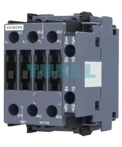 Siemens 3RT7027-1AG05 Contactor 32A, 15kW, 400V AC, SIRIUS Size S0, Screw Terminal