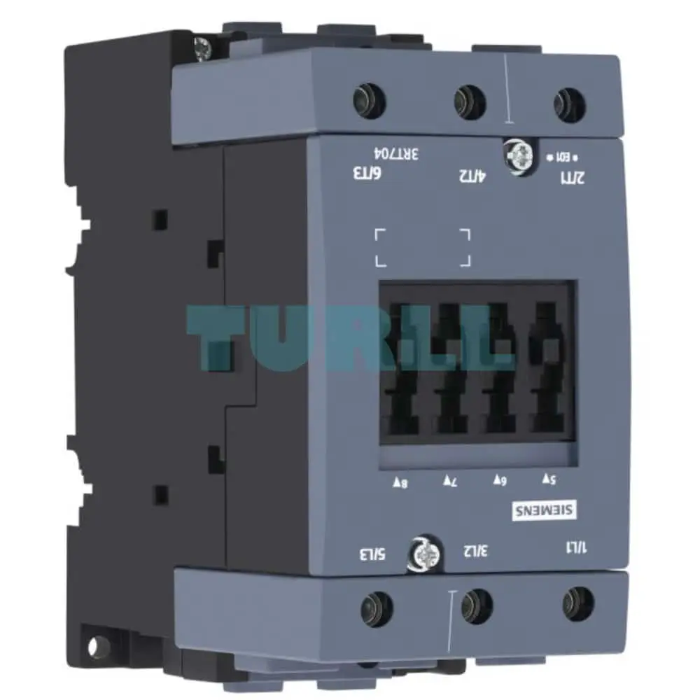 Siemens 3RT7045-1AQ00 Contactor AC-3, 80A, 37kW (400V), 3-Pole, Size S3, Screw Terminal Original Brand New 3 Siemens 3RT7045-1AQ00 Contactor AC-3, 80A, 37kW (400V), 3-Pole, Size S3, Screw Terminal