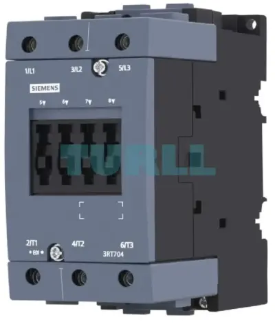 Siemens 3RT7045-1AV00 S3 Contactor for AC-3 Motor Control, 80kW (37kW at 400V), 3-Pole, Screw Terminal