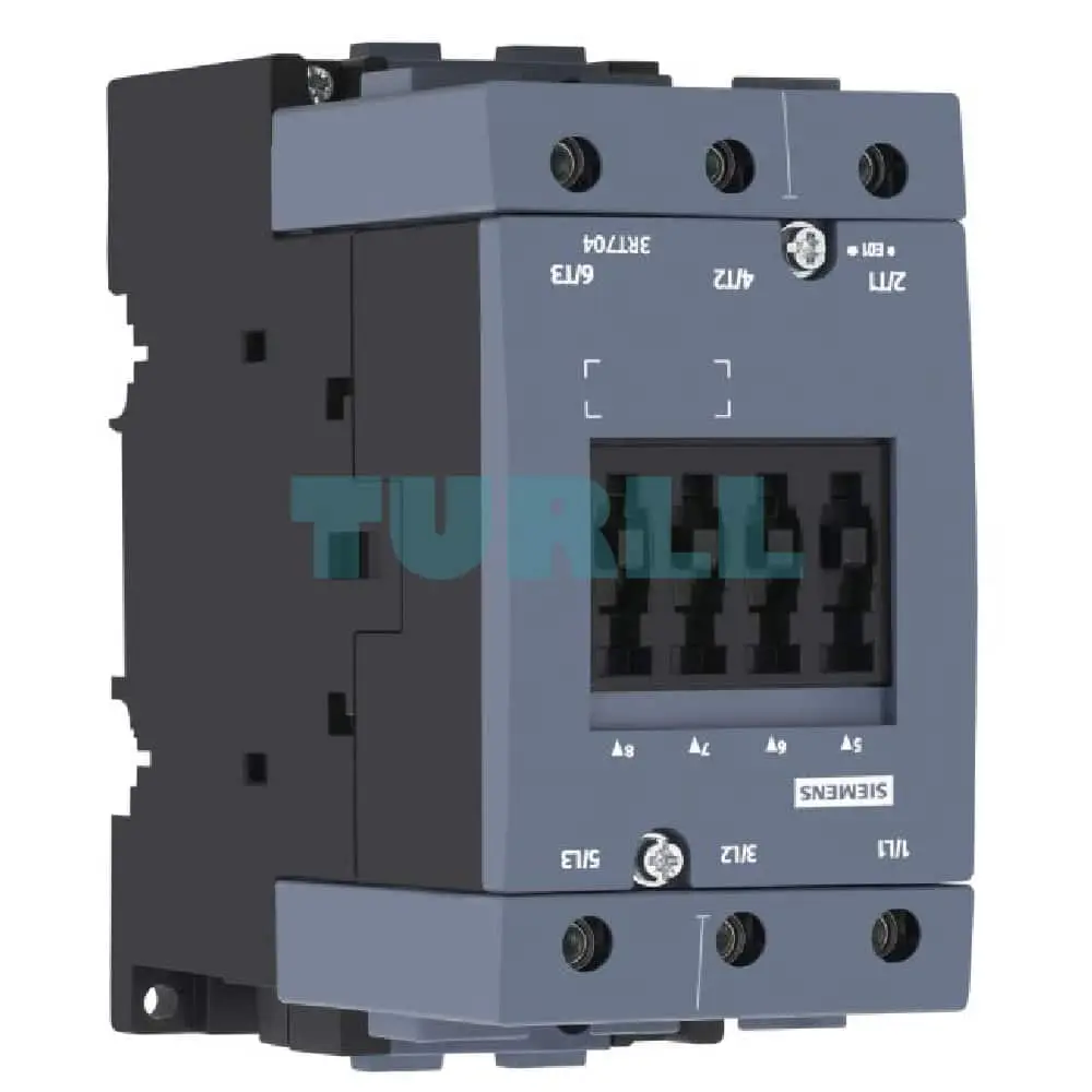 Siemens 3RT7045-1AV00 S3 Contactor for AC-3 Motor Control, 80kW (37kW at 400V), 3-Pole, Screw Terminal Original Brand New 3 Siemens 3RT7045-1AV00 S3 Contactor for AC-3 Motor Control, 80kW (37kW at 400V), 3-Pole, Screw Terminal