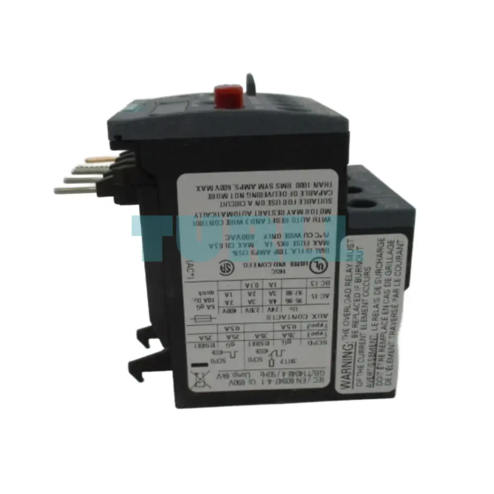 Siemens 3RU2116-0AB0 SIRIUS Thermal Overload Relay, 0.11-0.16A, Size S00 Original Brand New 3 Siemens 3RU2116-0AB0 SIRIUS Thermal Overload Relay, 0.11-0.16A, Size S00