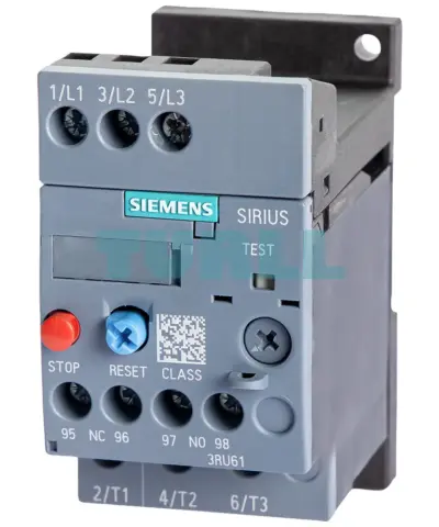 Siemens 3RU6116-0BB1 Sirius Overload Relay 0.14-0.20A, Size S00 Class 10