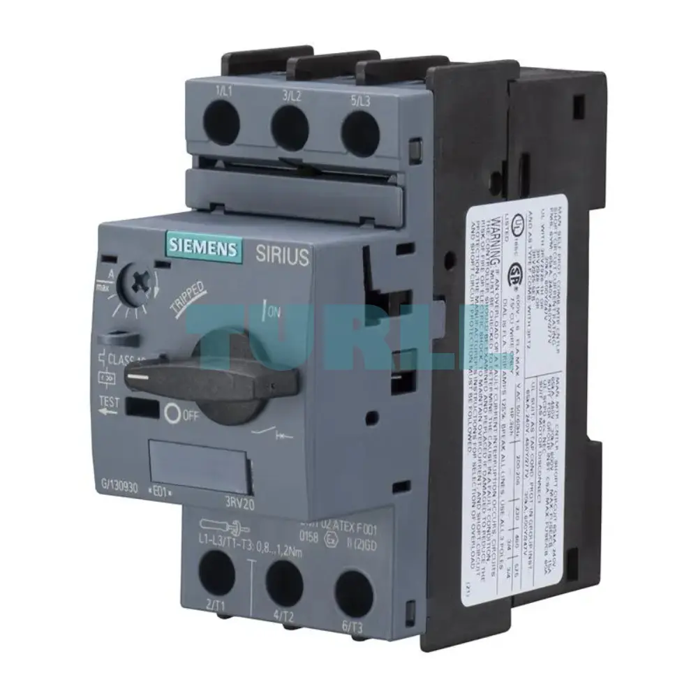 Siemens 3RV2011-0KA10 Motor Protection Circuit Breaker S00 Size, CLASS 10 Original Brand New 2 Siemens 3RV2011-0KA10 Motor Protection Circuit Breaker S00 Size, CLASS 10