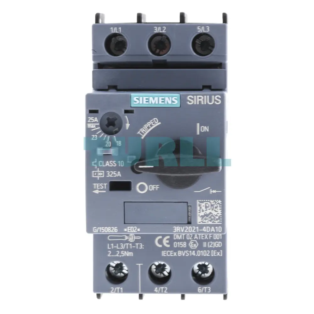 Siemens 3RV2021-4DA10 Motor Protection Circuit Breaker S0, Class 10, 18–25A Original Brand New 1 Siemens 3RV2021-4DA10 Motor Protection Circuit Breaker S0, Class 10, 18–25A