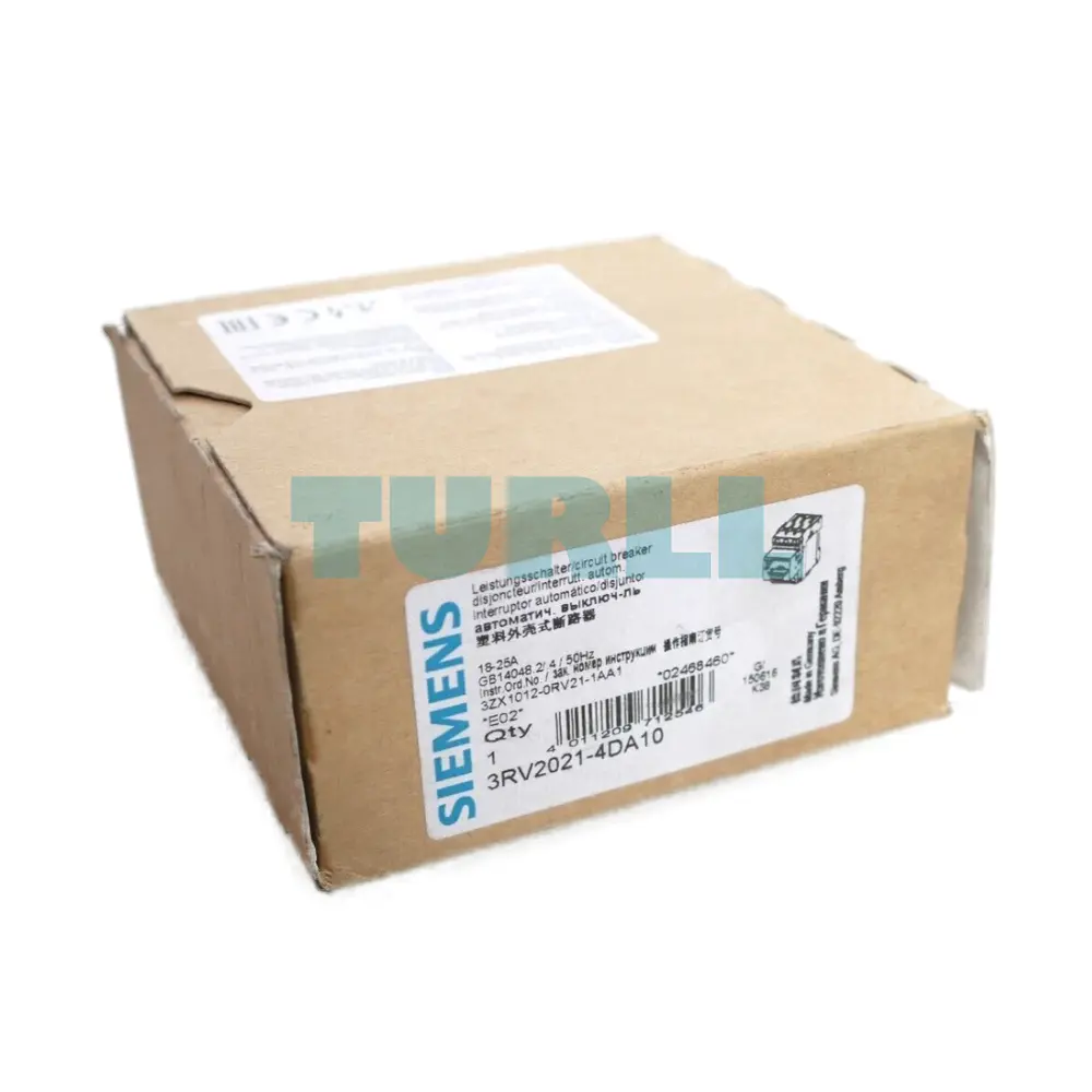 Siemens 3RV2021-4DA10 Motor Protection Circuit Breaker S0, Class 10, 18–25A Original Brand New 4 Siemens 3RV2021-4DA10 Motor Protection Circuit Breaker S0, Class 10, 18–25A