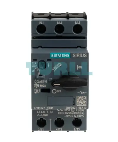 Siemens 3RV2021-4EA10 Motor Protection Circuit Breaker S0, Class 10, 27–32A