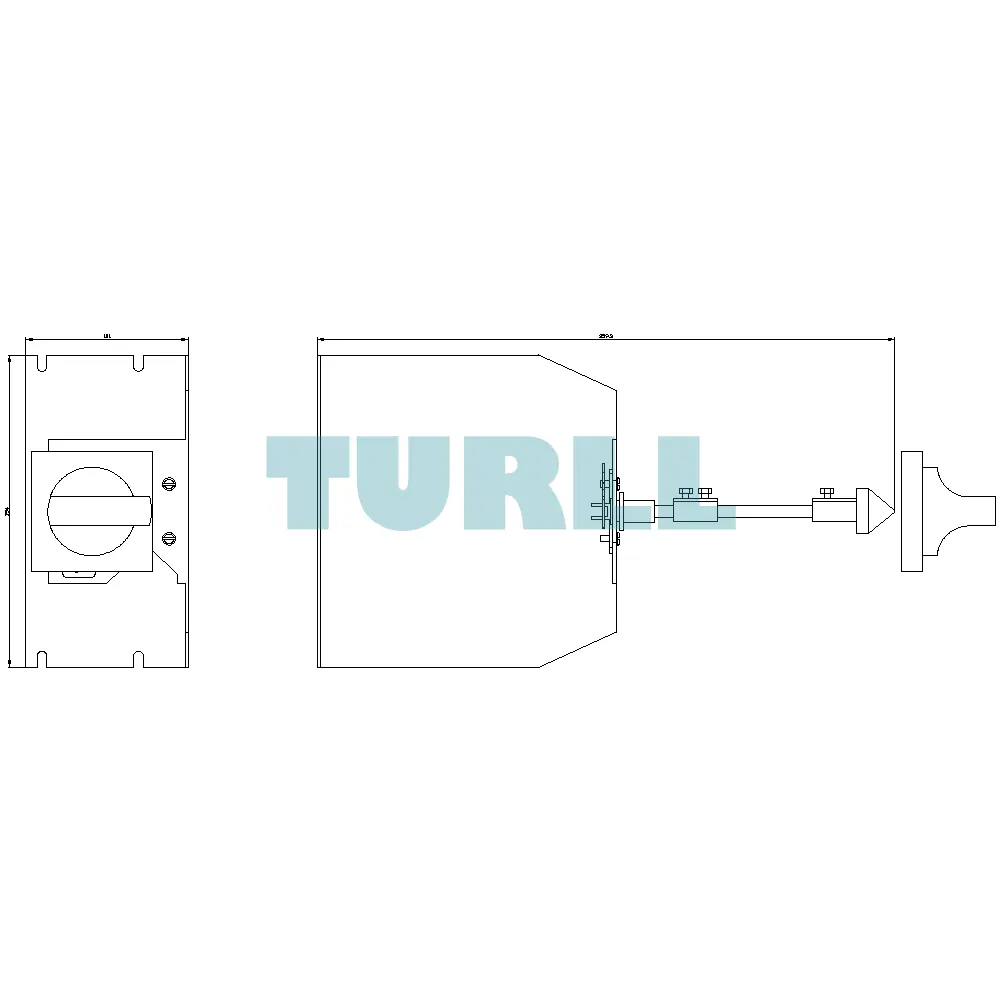 Siemens 3RV2946-2C Door-Coupling Rotary Operating Mechanism for S3 Circuit Breakers (EMERGENCY OFF)