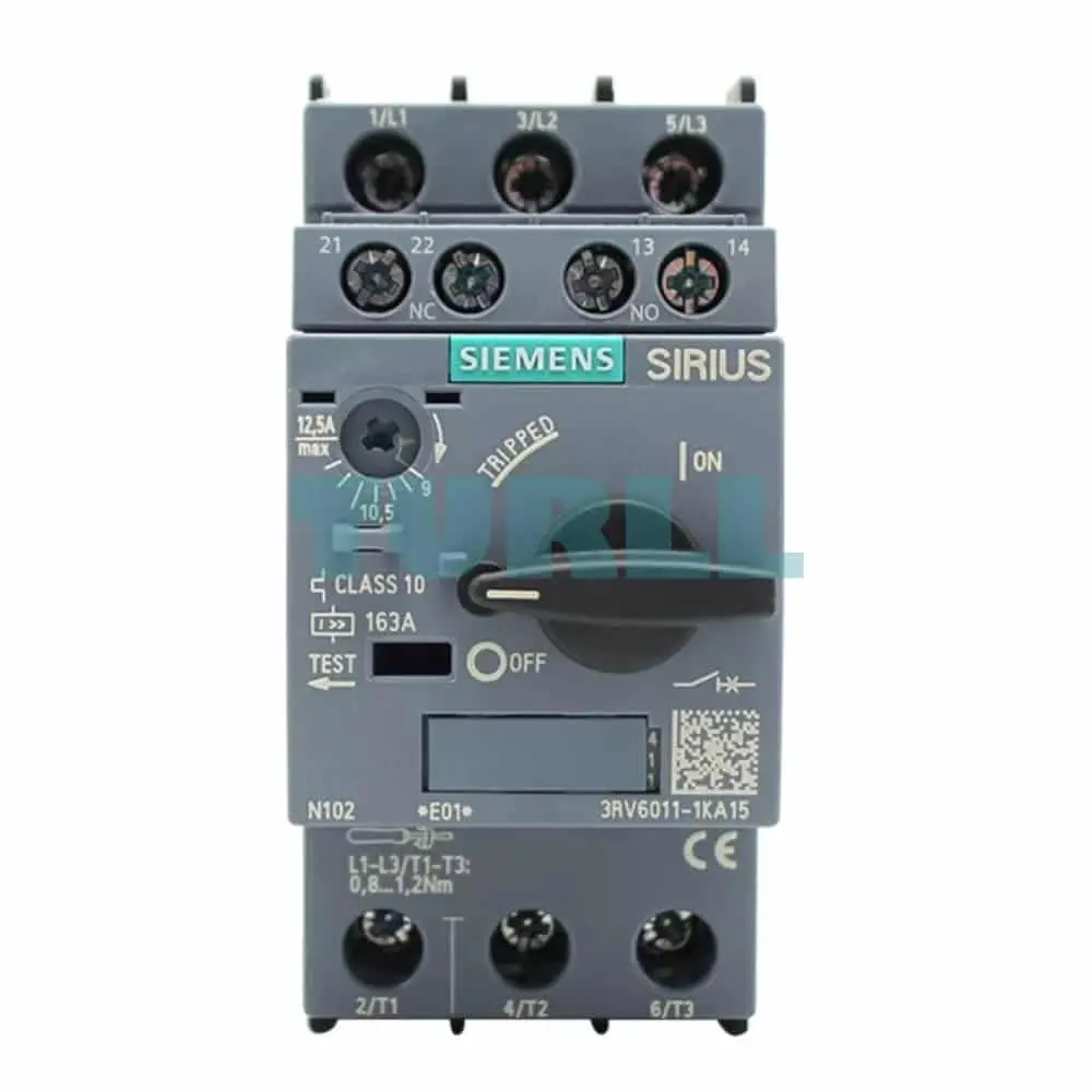3RV6011-1KA15 Siemens Circuit Breaker Original Brand New 1 3RV6011-1KA15 Siemens Circuit Breaker Original Brand New