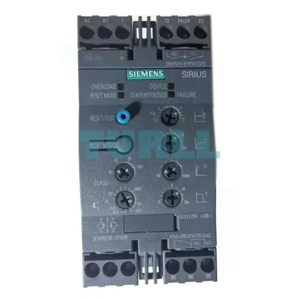 3RW4038-1BB04 Siemens SIRIUS Soft Starter S2 Original Brand New 1 3RW4038-1BB04 Siemens SIRIUS Soft Starter S2