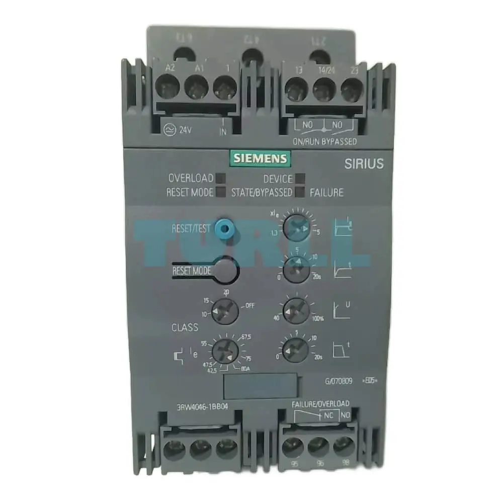 3RW4046-1BB04 Siemens SIRIUS Soft Starter S3 Original Brand New 1 3RW4046-1BB04 Siemens SIRIUS Soft Starter S3