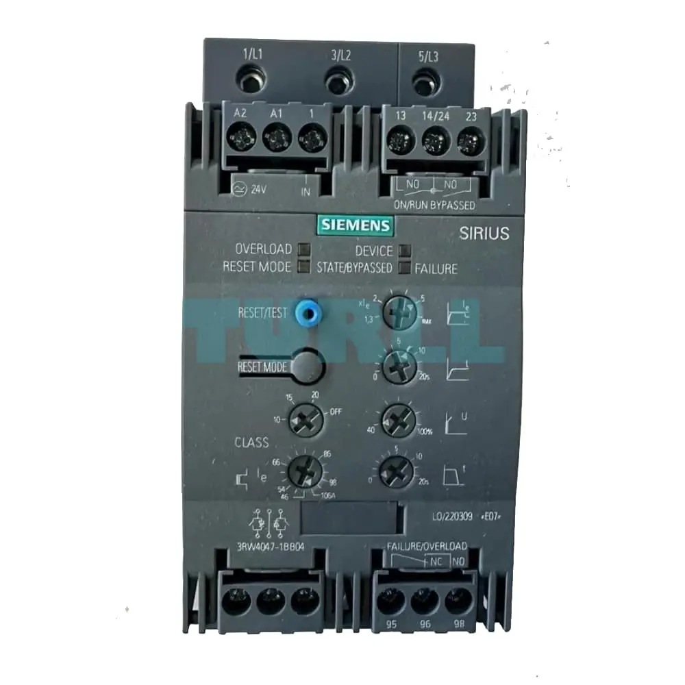 3RW4047-1BB04 Siemens SIRIUS Soft Starter S3 Original Brand New 1 3RW4047-1BB04 Siemens SIRIUS Soft Starter S3