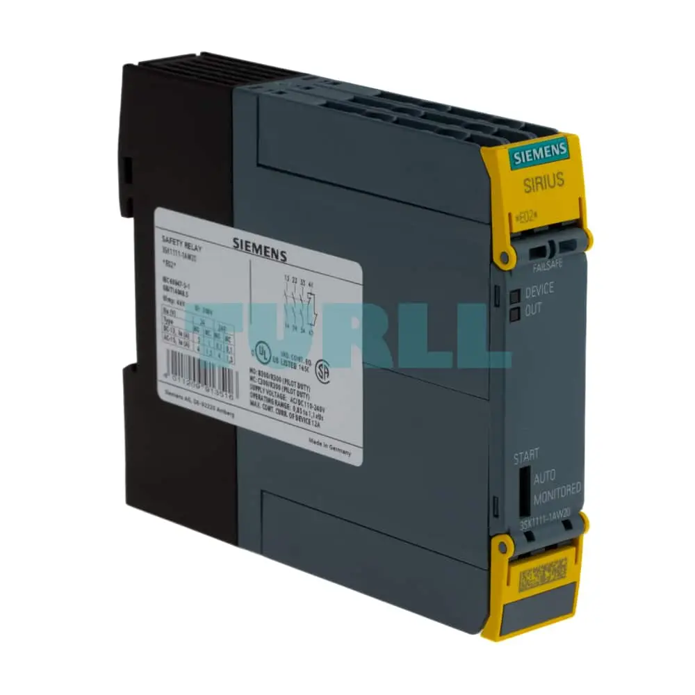 3SK1111-1AW20 Siemens SIRIUS Safety Relay Basic Unit Standard Original Brand New 1 3SK1111-1AW20 Siemens SIRIUS Safety Relay Basic Unit Standard