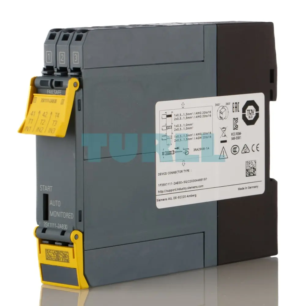 3SK1111-2AB30 Siemens SIRIUS Safety Relay Basic Unit Original Brand New 2 3SK1111-2AB30 Siemens SIRIUS Safety Relay Basic Unit