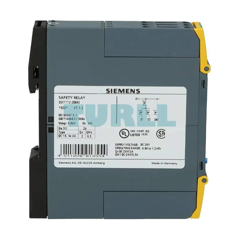 3SK1112-2BB40 Siemens SIRIUS Safety Relay Basic Unit Standard Original Brand New 3 3SK1112-2BB40 Siemens SIRIUS Safety Relay Basic Unit Standard