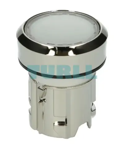 Siemens 3SU1050-0AB70-0AA0 Pushbutton, 22 mm, Round, Metal Clear Flat Momentary Switch