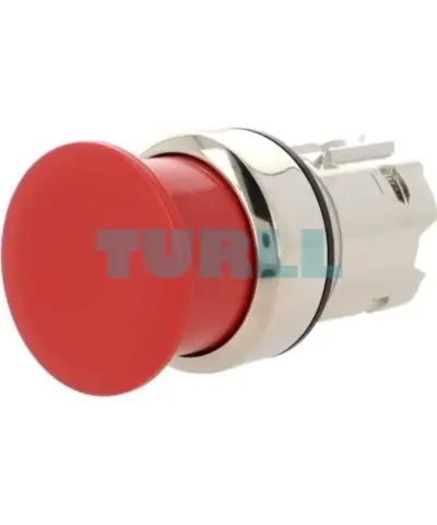 Siemens 3SU1050-1AD20-0AA0 Red Metal Mushroom Pushbutton, Momentary Contact, 22 mm