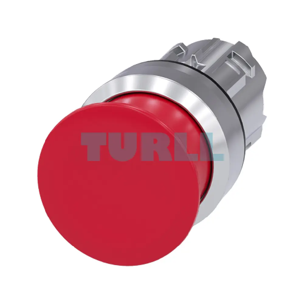 Siemens 3SU1050-1AD20-0AA0 Red Metal Mushroom Pushbutton, Momentary Contact, 22 mm Original Brand New 3 Siemens 3SU1050-1AD20-0AA0 Red Metal Mushroom Pushbutton, Momentary Contact, 22 mm