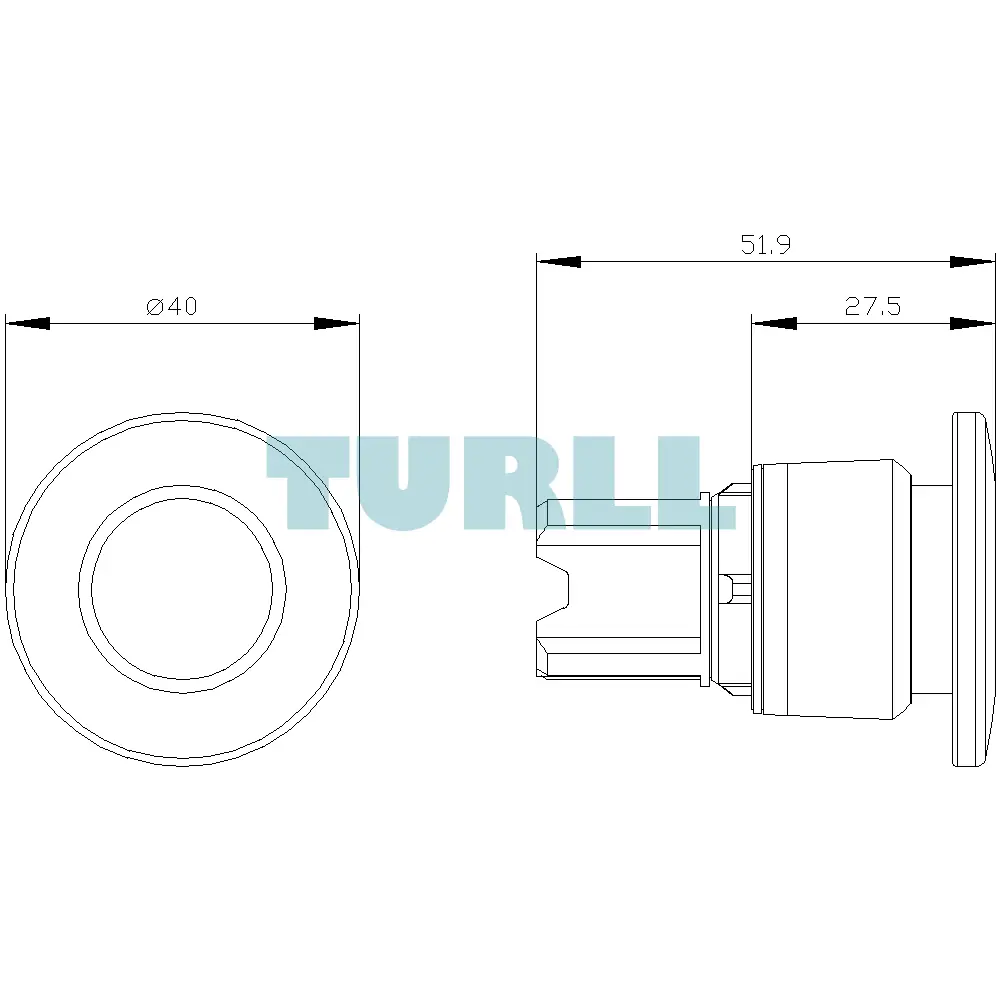 Siemens 3SU1050-1BA10-0AA0 Mushroom Pushbutton 22mm Round Metal Black Latching