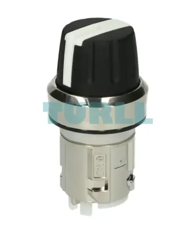 Siemens 3SU1050-2AS60-0AA0 Selector Switch, 22mm, Metal Rotary Switch, 4 Positions, Latching
