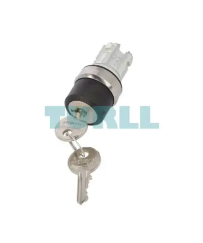 Siemens 3SU1050-4BC01-0AA0 RONIS Key-Operated Switch, SB30 Lock, 22mm Metal, 2 Positions