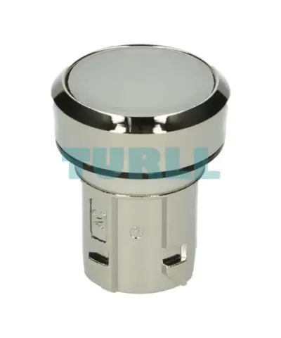 Siemens 3SU1051-0AA60-0AA0 SIRIUS ACT Illuminated Pushbutton, White, 22mm Metal