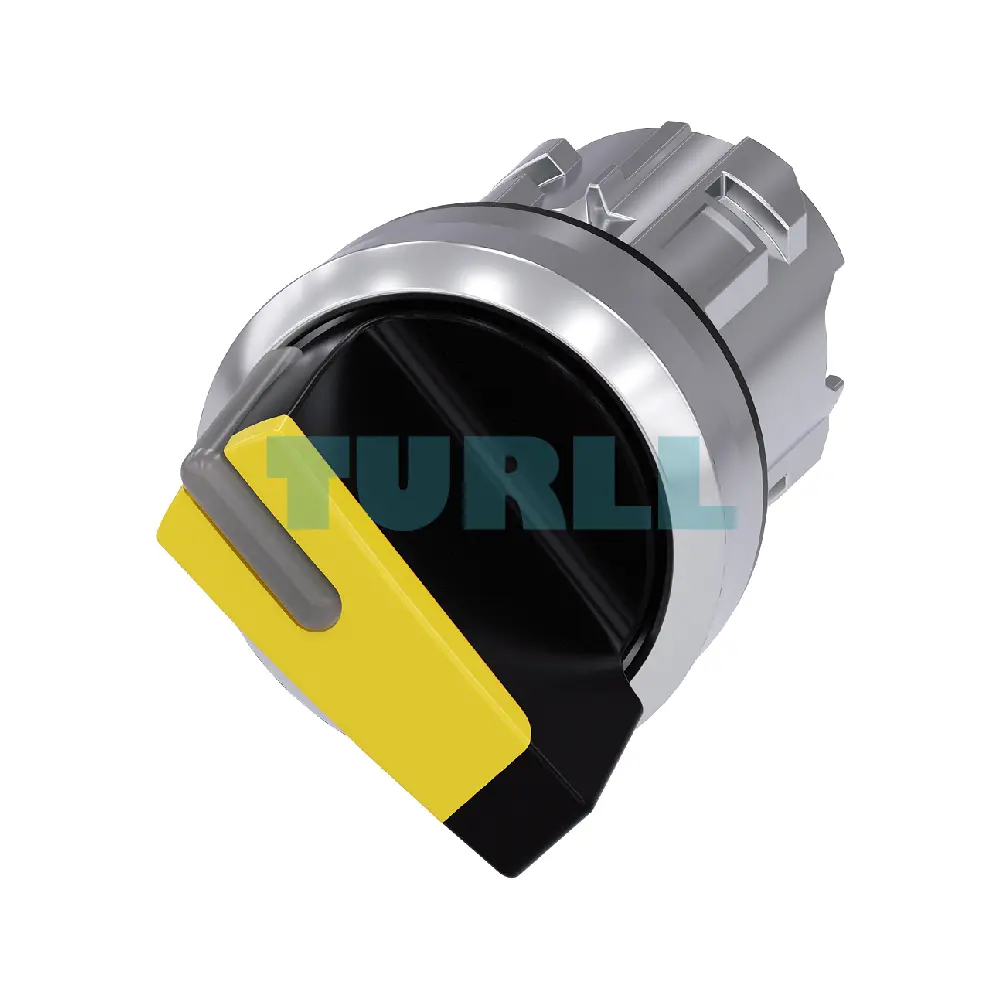 Siemens 3SU1052-2BF30-0AA0 Illuminable Selector Switch, 22mm, Metal, Yellow, 2 Positions O-I Original Brand New 3 Siemens 3SU1052-2BF30-0AA0 Illuminable Selector Switch, 22mm, Metal, Yellow, 2 Positions O-I