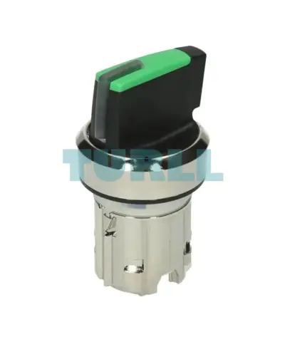 Siemens 3SU1052-2BL40-0AA0 Illuminable Selector Switch, 22mm, Green, Metal, 3 Positions