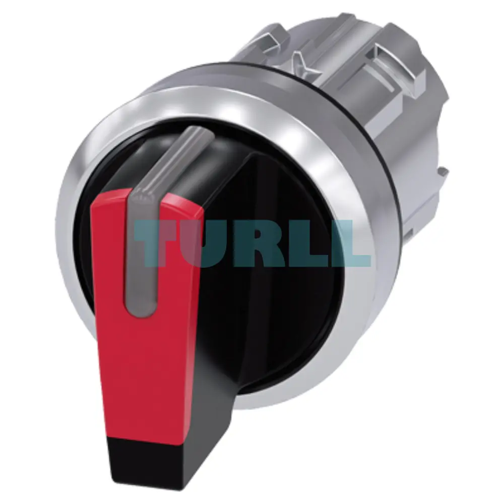Siemens 3SU1052-2BM20-0AA0 Illuminated Selector Switch, 22 mm, Metal, Red, 3-Position Momentary Type Original Brand New 2 Siemens 3SU1052-2BM20-0AA0 Illuminated Selector Switch, 22 mm, Metal, Red, 3-Position Momentary Type