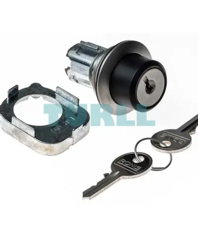 Siemens 3SU1060-4LF11-0AA0 RONIS Key-Operated Switch, 30mm, Round, Metal, Matte Finish