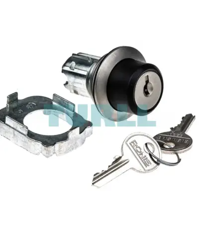 Siemens 3SU1060-4LL11-0AA0 RONIS Key-Operated Switch, 30mm Metal, 3-Position I-O-II