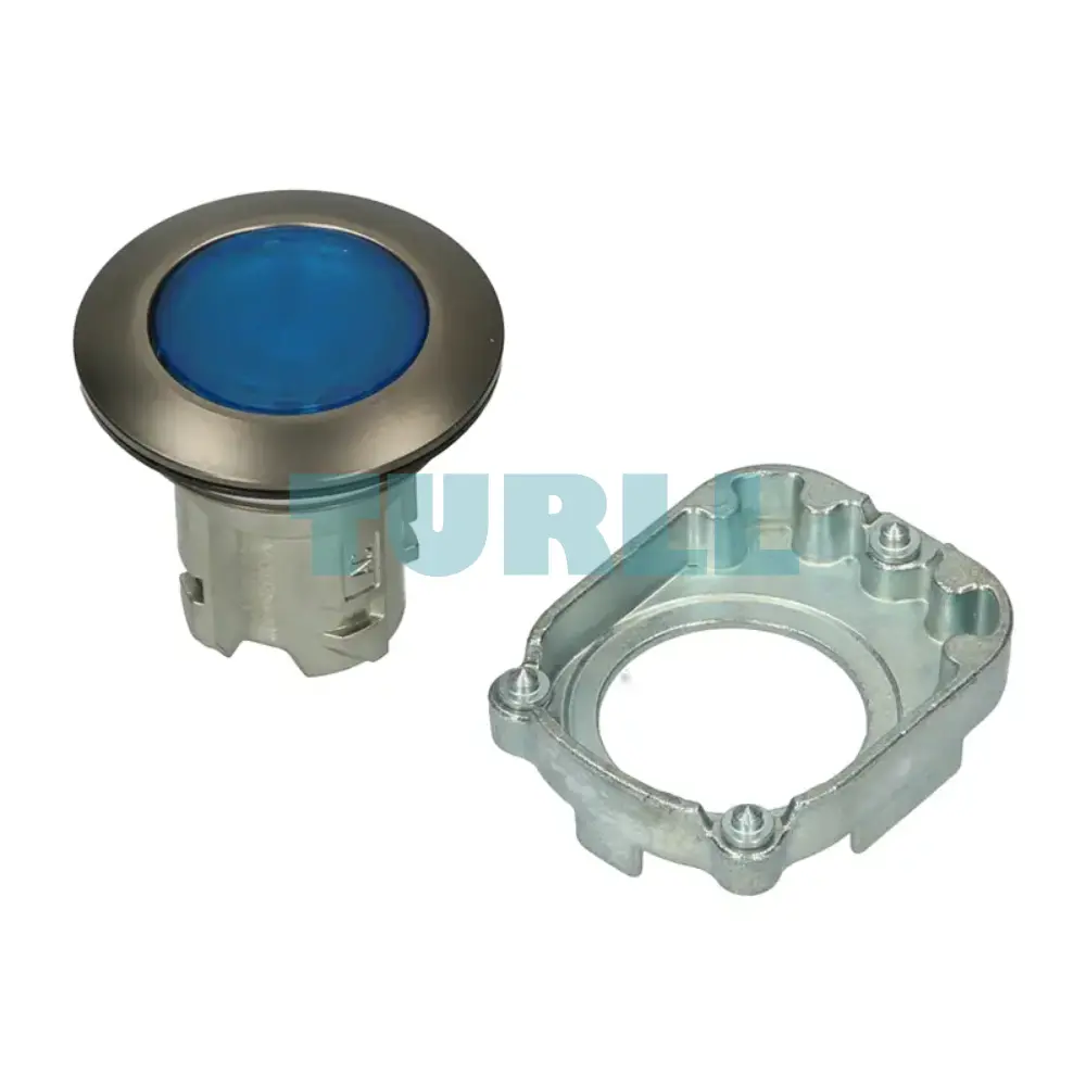 Siemens 3SU1061-0JA50-0AA0 Illuminated, 30mm, Blue Metal Pushbutton, Latching, Flush Mount Original Brand New 3 Siemens 3SU1061-0JA50-0AA0 Illuminated, 30mm, Blue Metal Pushbutton, Latching, Flush Mount