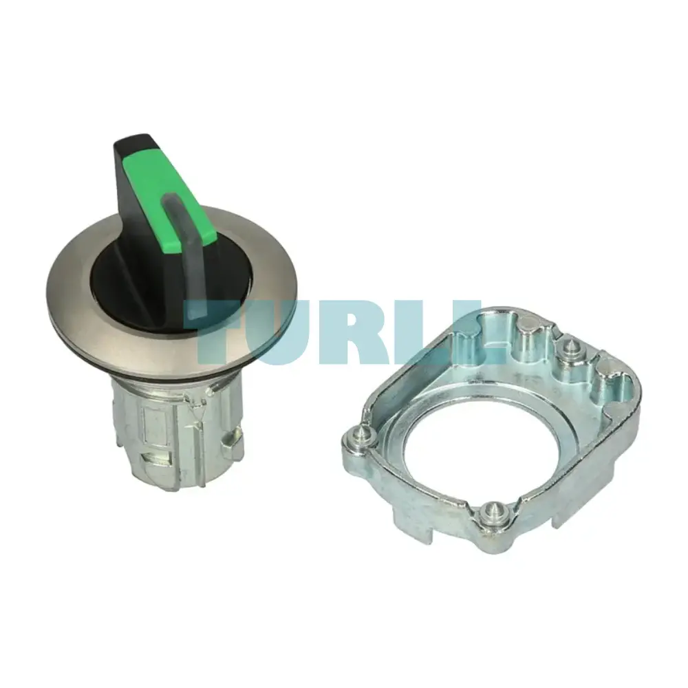 Siemens 3SU1062-2DL40-0AA0 Illuminable Selector Switch, 30mm Round Metal, Green, 3 Positions Original Brand New 3 Siemens 3SU1062-2DL40-0AA0 Illuminable Selector Switch, 30mm Round Metal, Green, 3 Positions