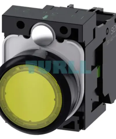 3SU1102-0AB30-1BA0 Siemens Illuminated Pushbutton Original Brand New