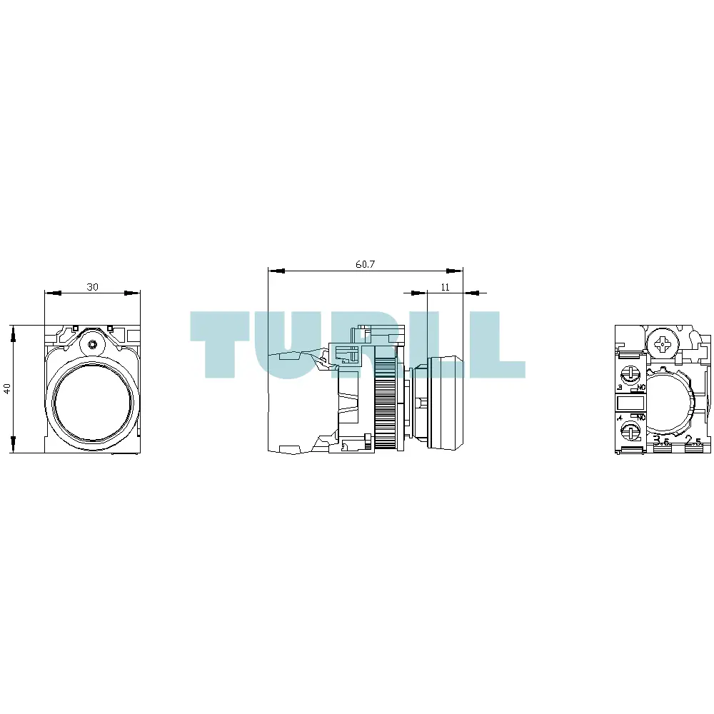 Siemens 3SU1150-0AB60-1BA0 Metal Pushbutton Switch, 22mm, White Flat Momentary, 1NO Original Brand New 6 Siemens 3SU1150-0AB60-1BA0 Metal Pushbutton Switch, 22mm, White Flat Momentary, 1N
