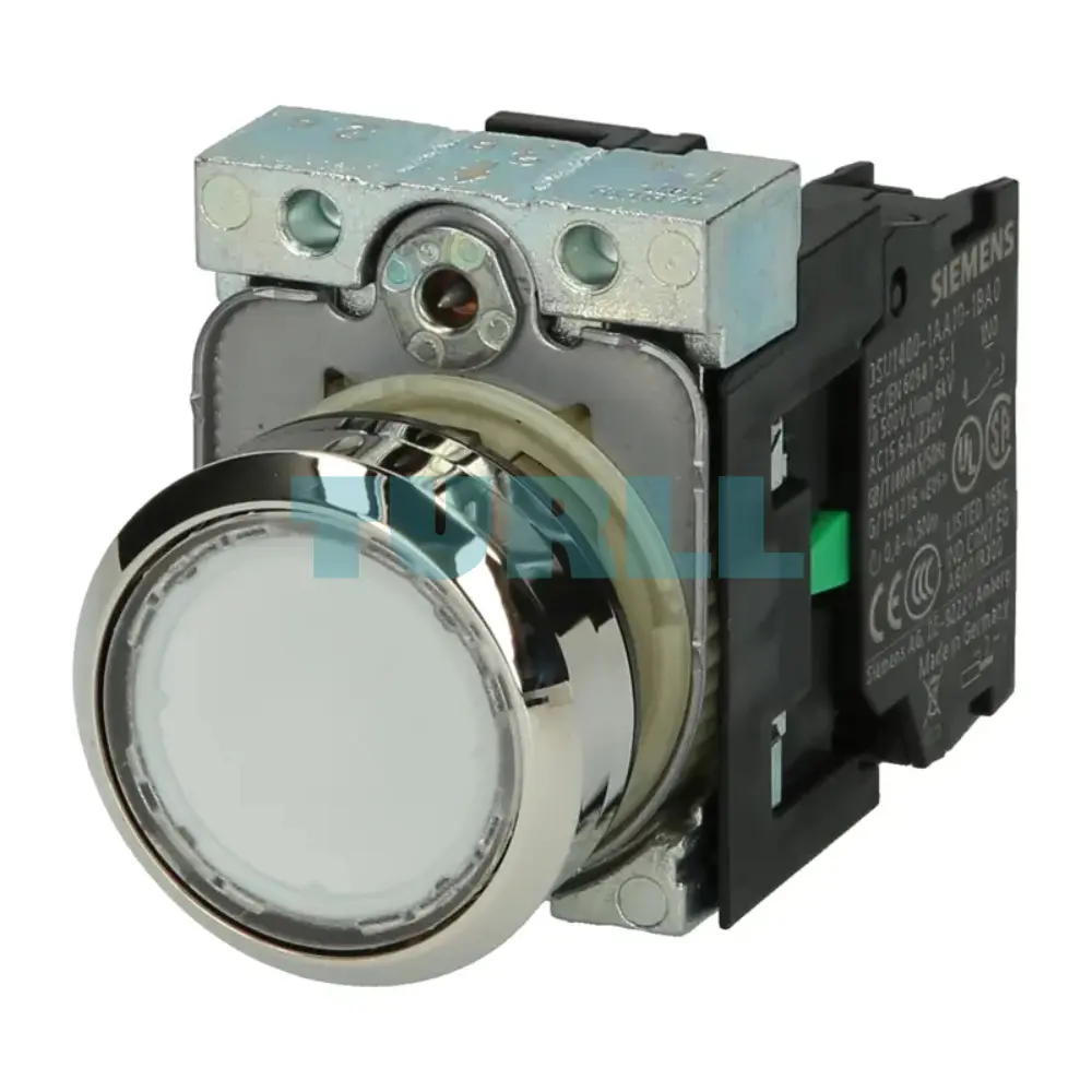 Siemens 3SU1150-0AB70-1BA0 Metal Pushbutton, 22mm, Momentary Contact, 1 NO, Screw Terminal Original Brand New 1 Siemens 3SU1150-0AB70-1BA0 Metal Pushbutton, 22mm, Momentary Contact, 1 NO, Screw Terminal