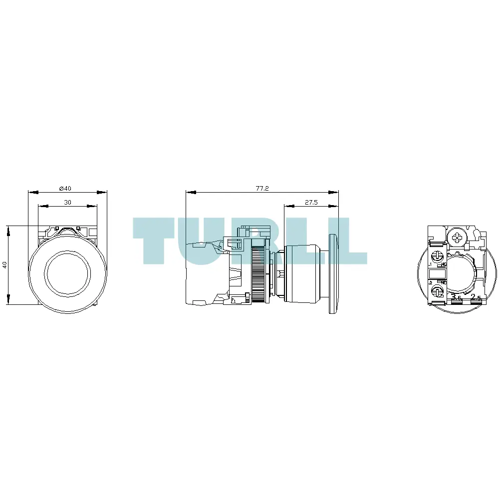 Siemens 3SU1150-1BA20-1CA0 Mushroom Pushbutton 22mm, Red Metal, Latching Original Brand New 5 Siemens 3SU1150-1BA20-1CA0 Mushroom Pushbutton 22mm, Red Metal, Latching