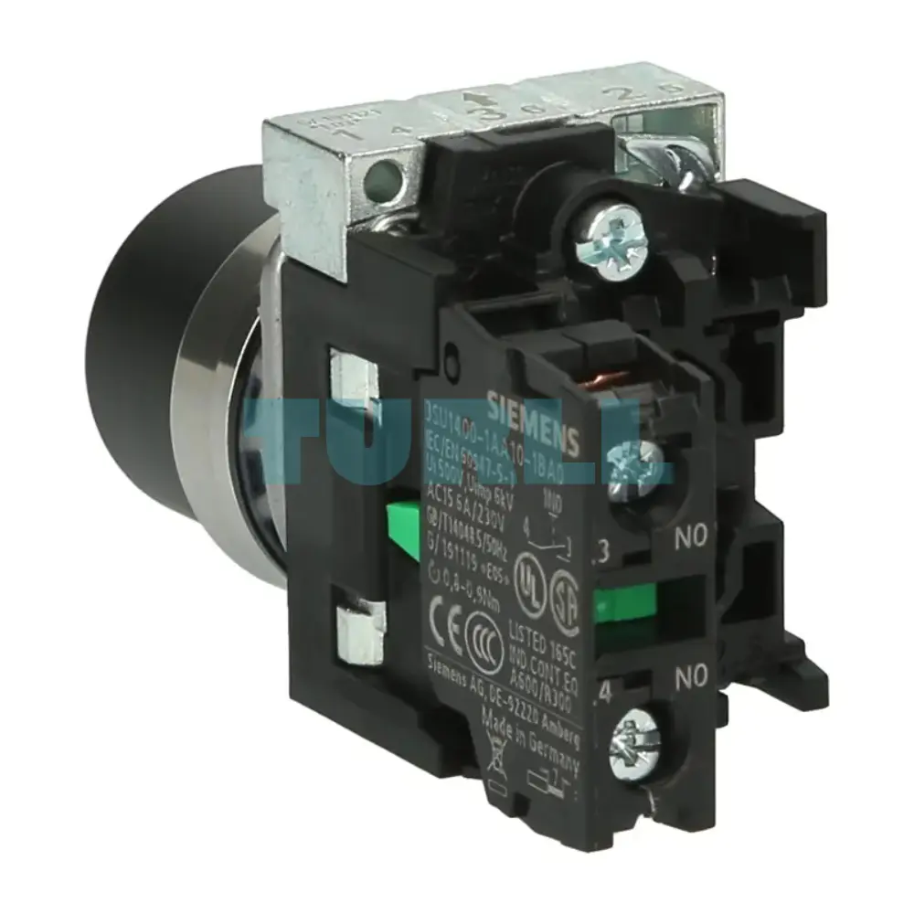 Siemens 3SU1150-4BF11-1BA0 RONIS Key-Operated Switch, 22mm, Metal, 2 Keys, 2 Positions Original Brand New 3 Siemens 3SU1150-4BF11-1BA0 RONIS Key-Operated Switch, 22mm, Metal, 2 Keys, 2 Positions