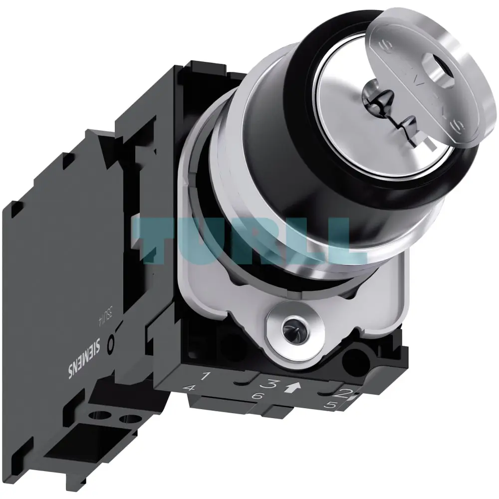 3SU1150-4BF11-3FA0 Siemens RONIS Key-operated Switch Original Brand New 3 3SU1150-4BF11-3FA0 Siemens RONIS Key-operated Switch Original Brand New - Image 3