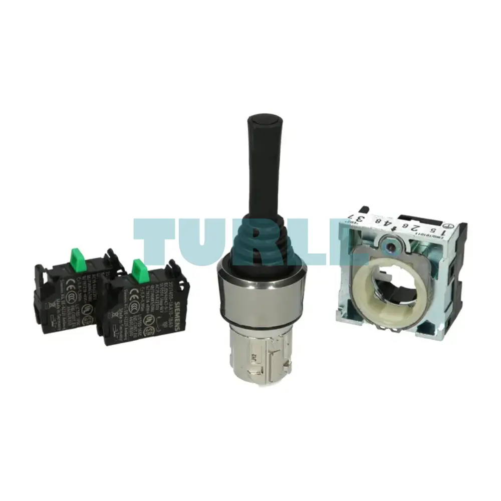 Siemens 3SU1150-7AB88-1NA0 Coordinate Switch 22mm Round, Black, Metal Shiny, 2-Position Original Brand New 3 Siemens 3SU1150-7AB88-1NA0 Coordinate Switch 22mm Round, Black, Metal Shiny, 2-Position