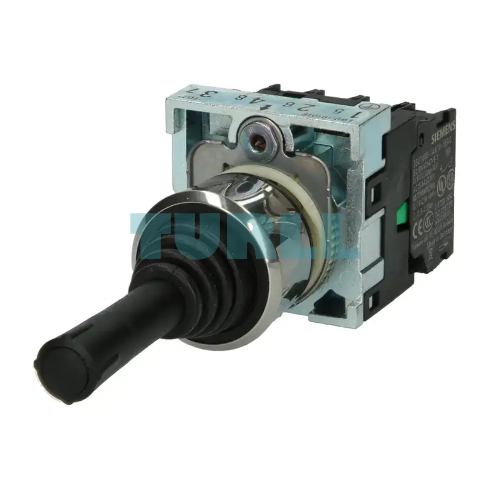 Siemens 3SU1150-7AE88-1QA0 Coordinate Switch, 22 mm Metal, 4-Position, Latching, Black Original Brand New 1 Siemens 3SU1150-7AE88-1QA0 Coordinate Switch, 22 mm Metal, 4-Position, Latching, Black