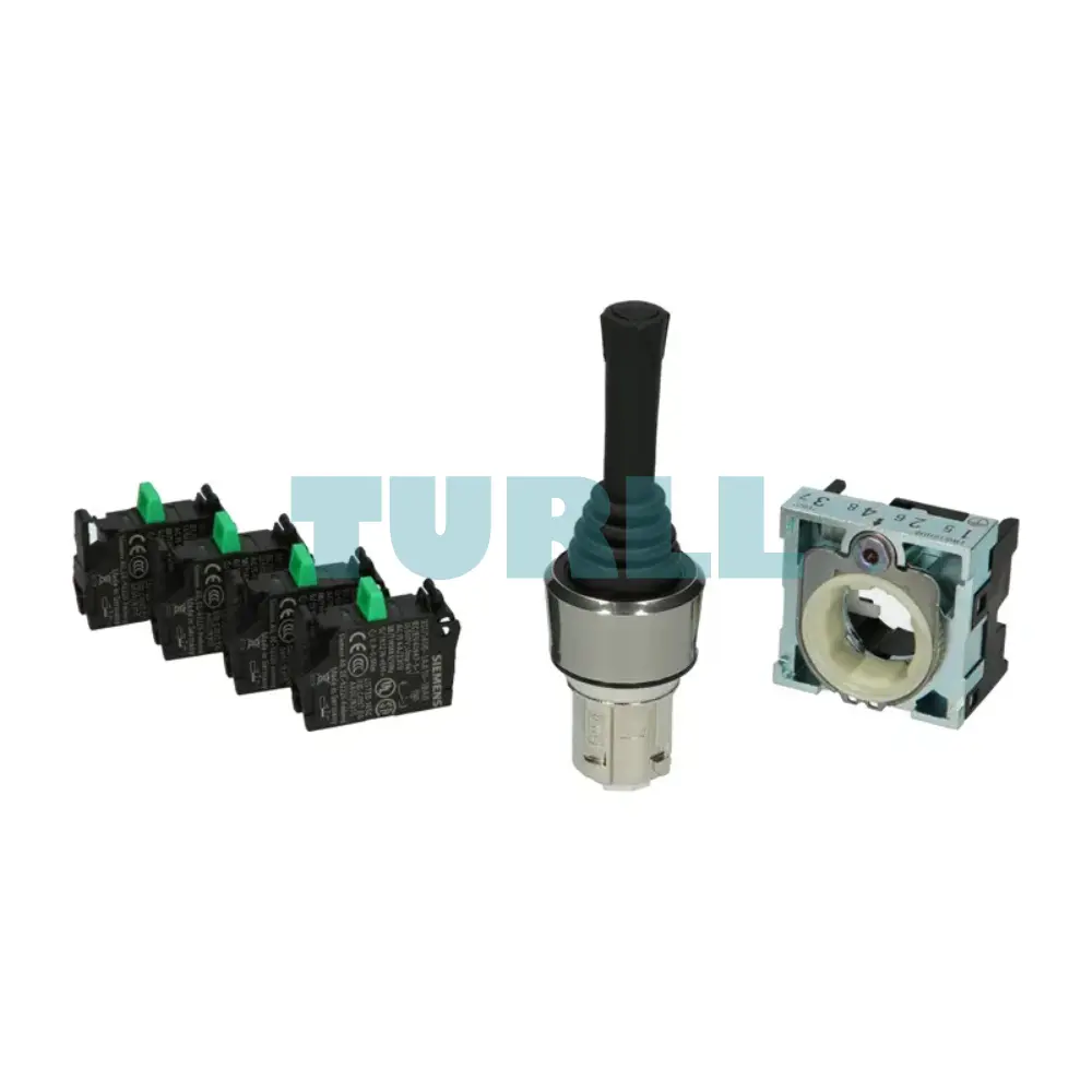 Siemens 3SU1150-7AE88-1QA0 Coordinate Switch, 22 mm Metal, 4-Position, Latching, Black Original Brand New 4 Siemens 3SU1150-7AE88-1QA0 Coordinate Switch, 22 mm Metal, 4-Position, Latching, Black