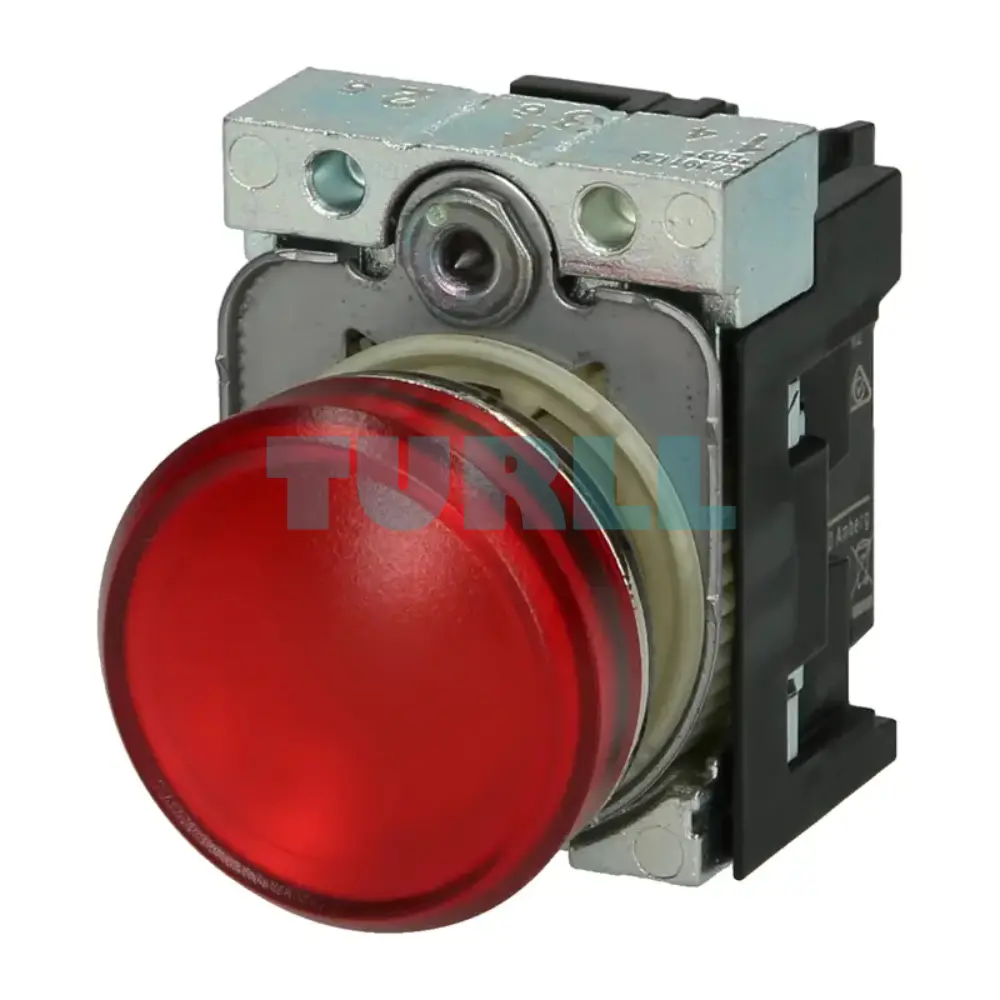 Siemens 3SU1156-6AA20-1AA0 Indicator Light, 22mm, Red LED Metal Shiny Lens, 230V AC Original Brand New 1 Siemens 3SU1156-6AA20-1AA0 Indicator Light, 22mm, Red LED Metal Shiny Lens, 230V AC