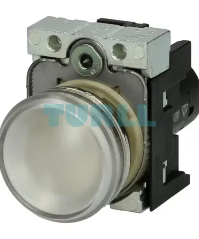 Siemens 3SU1251-6AF24-1AA0 LED Indicator Light 22mm, Compact Metal Round, Red-Yellow-Green