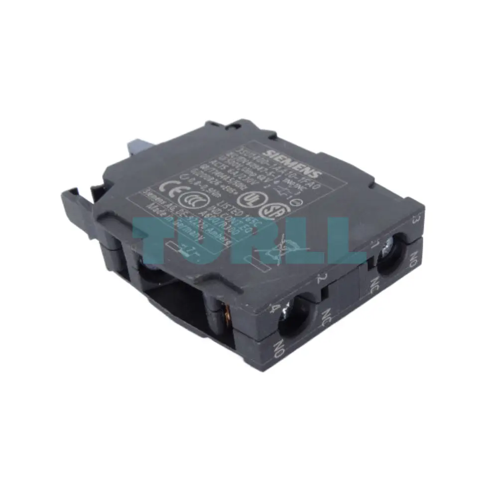 Siemens 3SU1400-1AA10-1FA0 Contact Module, 1 NO + 1 NC, Screw Terminal, Front Plate Mounting Original Brand New 3 Siemens 3SU1400-1AA10-1FA0 Contact Module, 1 NO + 1 NC, Screw Terminal, Front Plate Mounting
